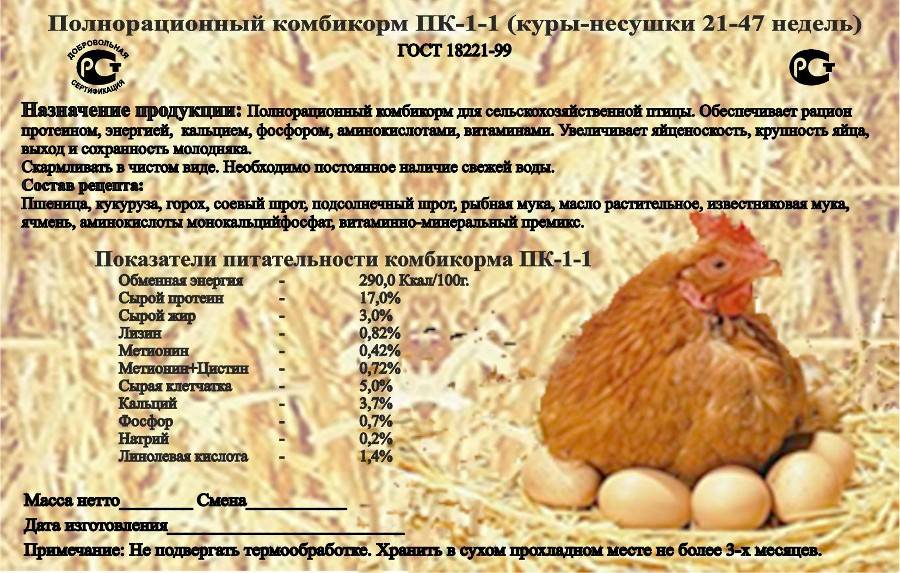 Приготовление мешанки для кур и цыплят