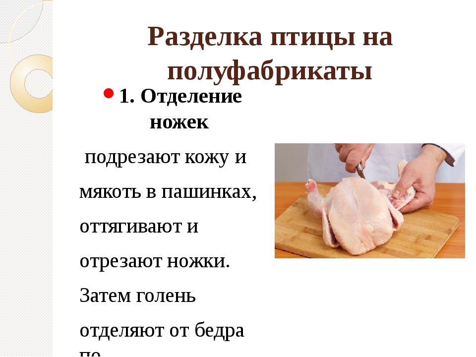 Части курицы: их названия, способы разделки тушки и необходимые инструменты